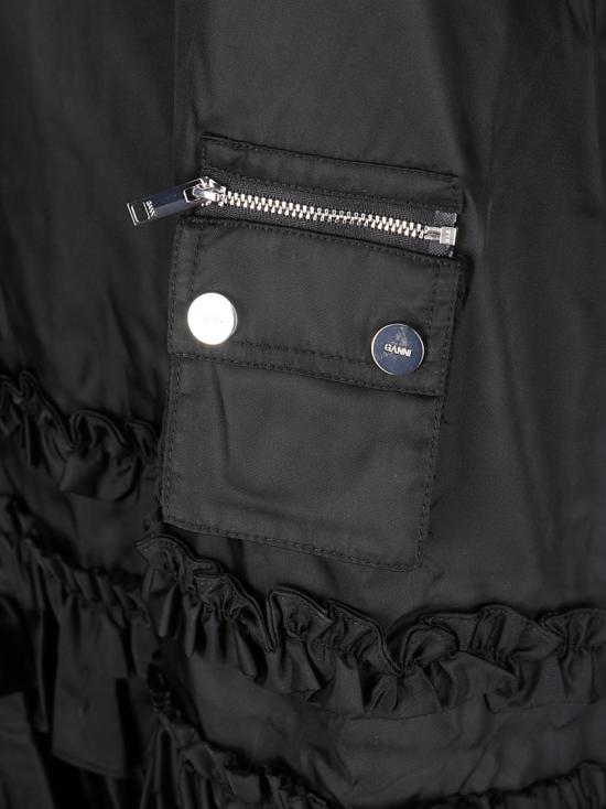 25FW 가니 원피스 W0450 Black - GANNI