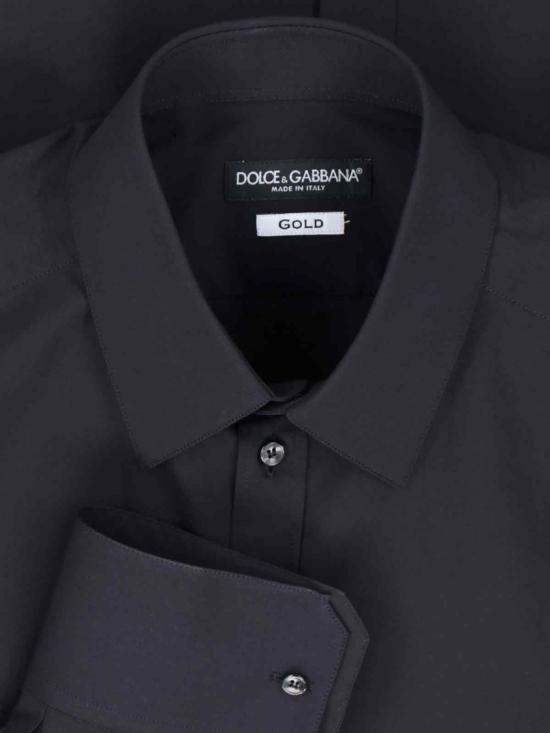 25FW 돌체앤가바나 긴팔 셔츠 G5KH7T FUEFJN0000 Black - DOLCE & GABBANA