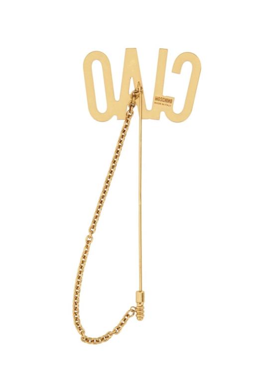 25FW 모스키노 브로치 91818402 0607 Neutrals - MOSCHINO