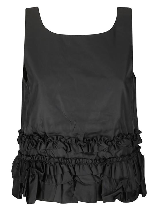 25FW 가니 민소매 티셔츠 W0564 Black