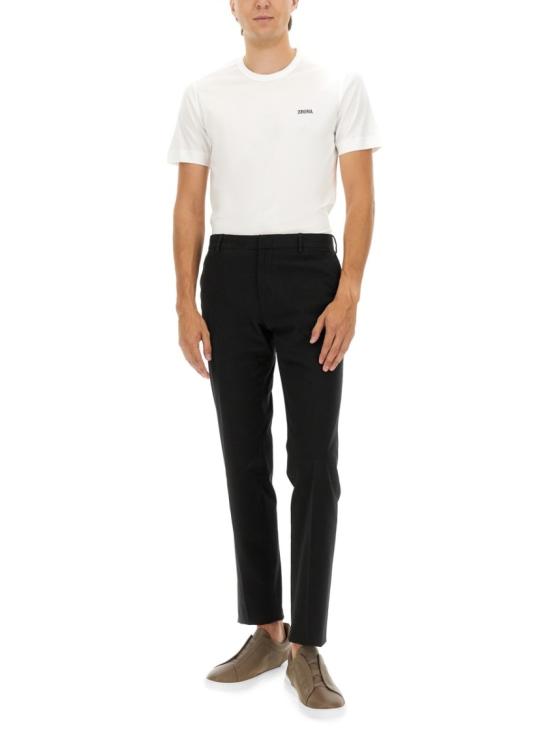  에르메네질도제냐 트레이닝/조거 팬츠 UGI17A2 TR00K09 Black - ERMENEGILDO ZEGNA