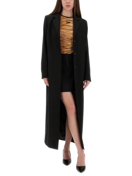 25FW 모스키노 코트 06078218 0555 Black - MOSCHINO