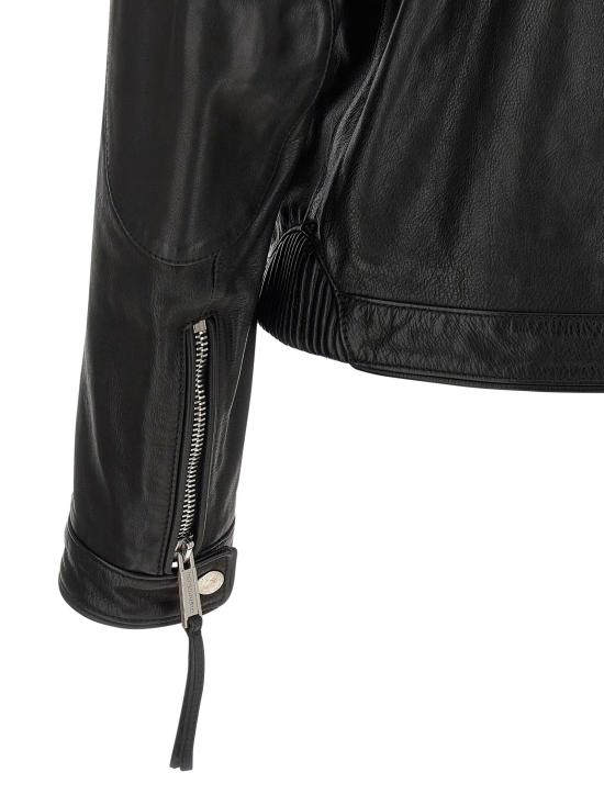 25FW 디스퀘어드2 가죽 자켓 S71AN0650SX9749900 Black - DSQUARED2