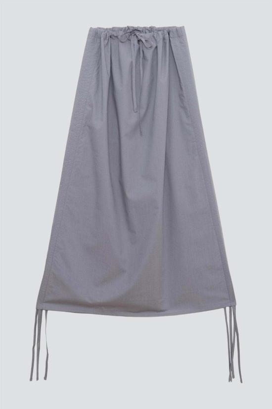  베이스레인지 롱 스커트 지티 픽토리얼 스트랩 - BASERANGE