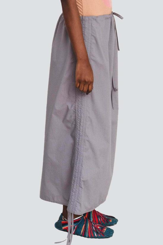  베이스레인지 롱 스커트 지티 픽토리얼 스트랩 - BASERANGE