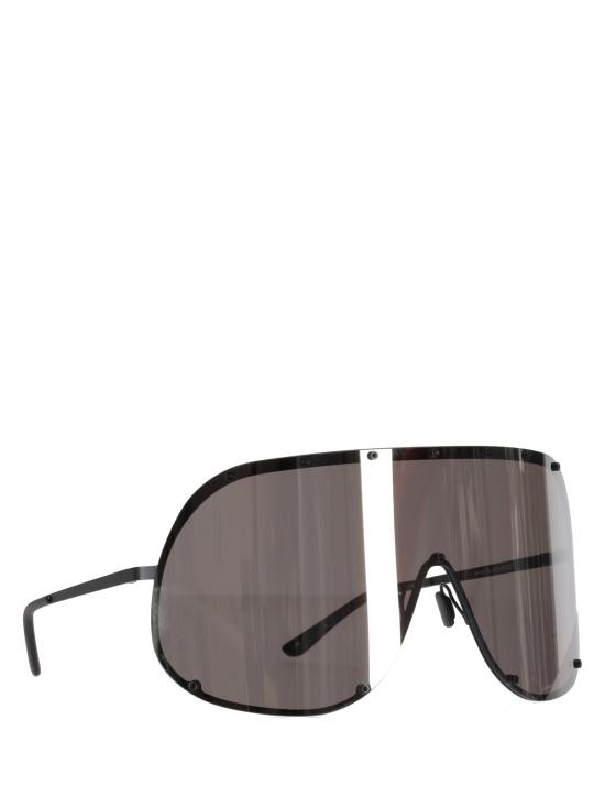 25FW 릭 오웬스 선글라스 RG0000006GBLKG 0902 BLK TEMPLE FLASH GOLD LENS - RICK OWENS
