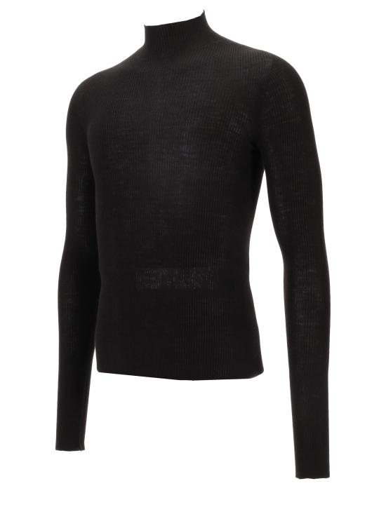 25FW 릭 오웬스 스웨터 RU02E1638RIBM 09 BLACK - RICK OWENS