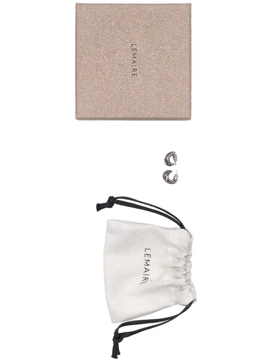 25FW 르메르 이어링 JW0025LO036 BK927 SILVER - LEMAIRE