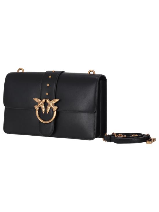 26SS 핑코 토트백 105857A0F1 Z99Q NERO ANTIQUE GOLD - PINKO