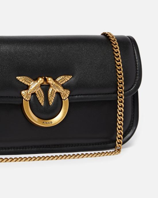 25FW 핑코 토트백 105083A26L Z99Q NERO ANTIQUE GOLD - PINKO