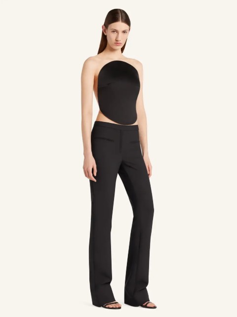 25FW 쿠레쥬 바디수트 티셔츠 325JBD143PL0162 9999 BLACK - COURREGES