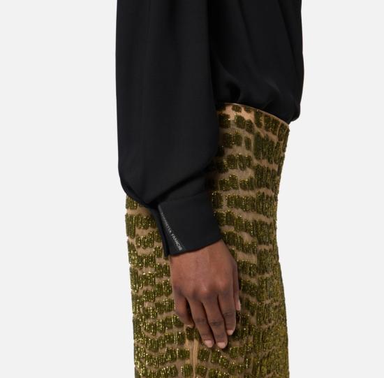 25FW 엘리자베타프랜치 스커트 CB00457E2 110 NERO - ELISABETTA FRANCHI