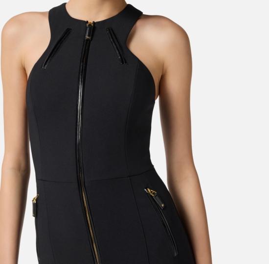 25FW 엘리자베타프랜치 미디 원피스 TU05556E2 110 NERO - ELISABETTA FRANCHI