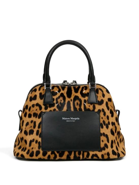 25FW 마르지엘라 토트백 SB1WG0075P8316 HA923 LEOPARD BLACK - MAISON MARGIELA