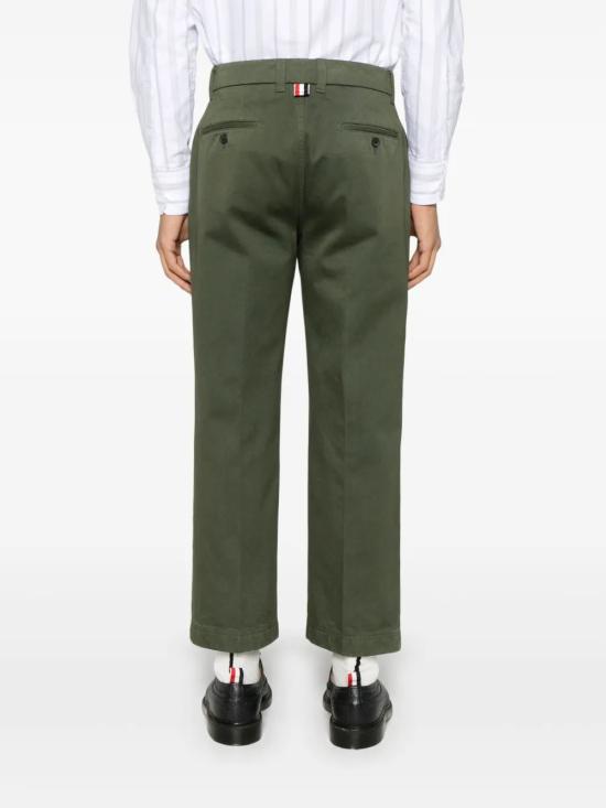 26SS 톰브라운 스트레이트 팬츠 MTU335WF0576 350 GREEN - THOM BROWNE