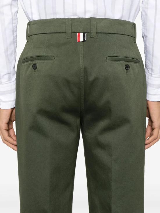 26SS 톰브라운 스트레이트 팬츠 MTU335WF0576 350 GREEN - THOM BROWNE