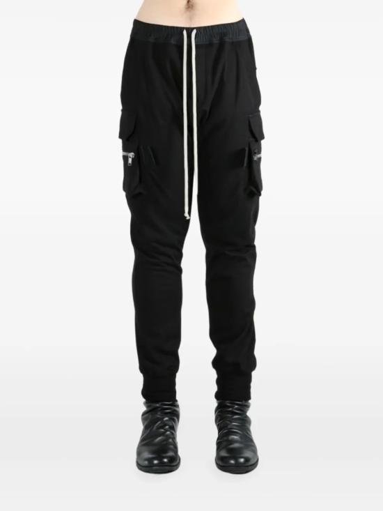 25FW 릭 오웬스 스트레이트 팬츠 RU02E1396BA 09 BLACK - RICK OWENS