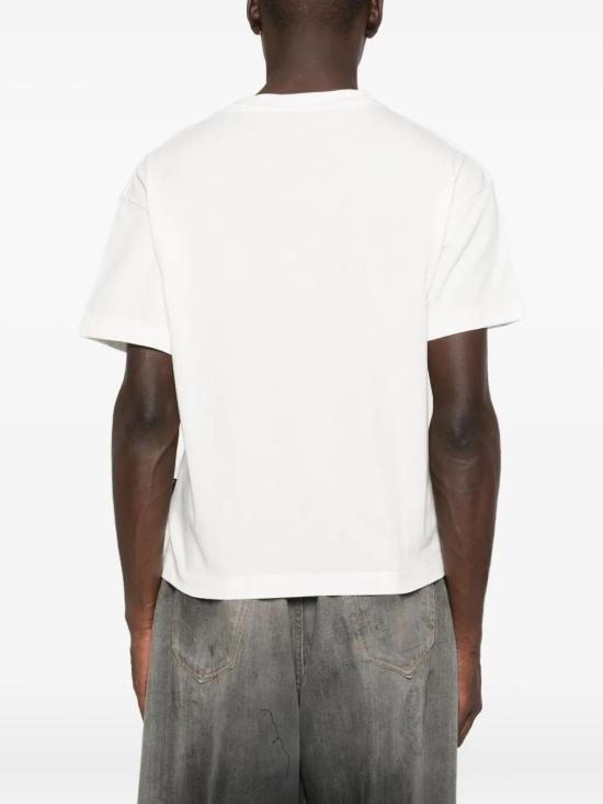 25FW 팜앤젤스 탑 PMAA109F25JER009 0310 OFF WHITE BLACK - PALM ANGELS