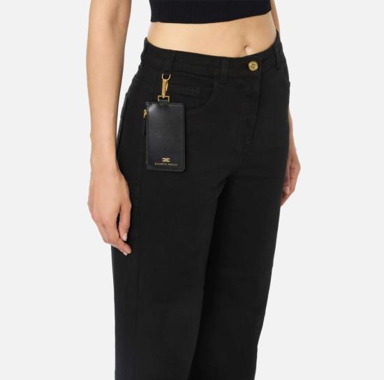 25FW 엘리자베타프랜치 스트레이트 팬츠 PJ04D56E2 110 NERO - ELISABETTA FRANCHI