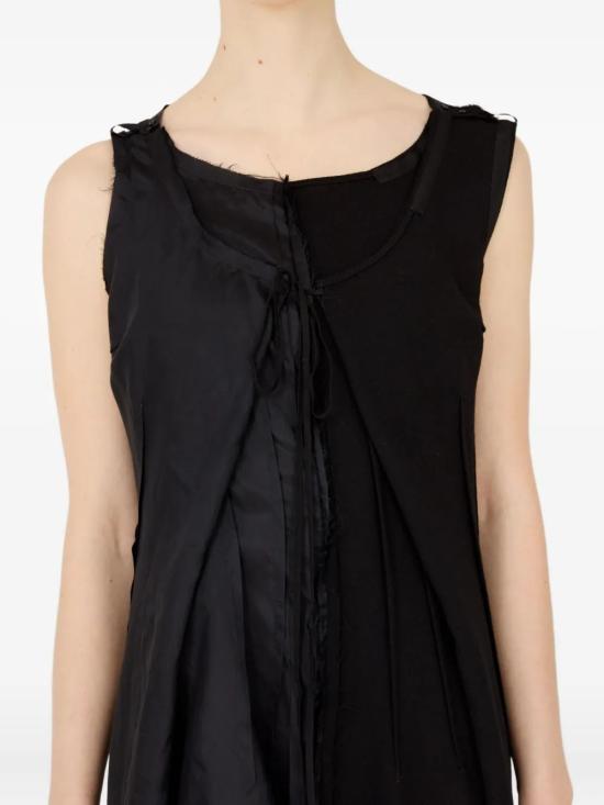 25FW 마르지엘라 미디 원피스 S51DD0042MTN092 900 BLACK - MAISON MARGIELA