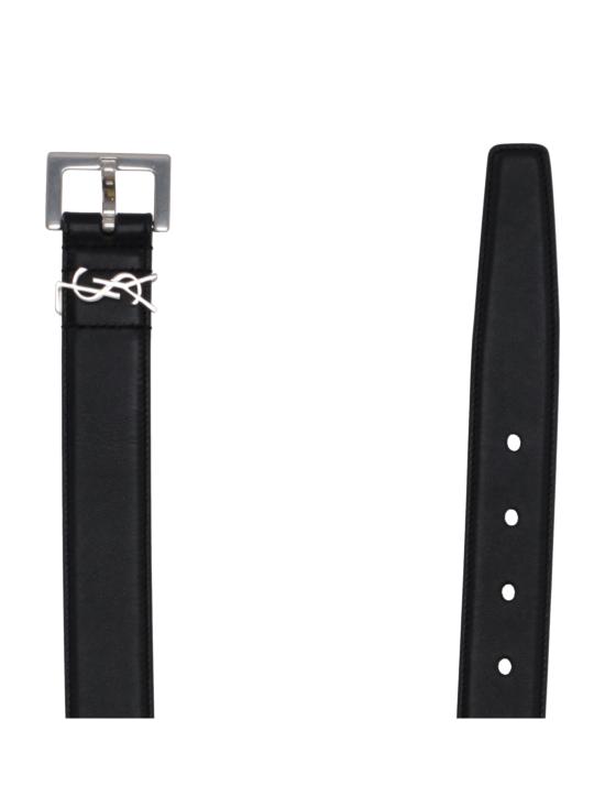 25FW 생로랑 레귤러 벨트 634437BOO0E 1000 NOIR - SAINT LAURENT