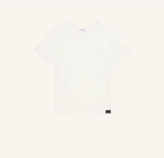 25FW 쿠레쥬 반팔 티셔츠 325JTS217JS0233 0001 HERITAGE WHITE