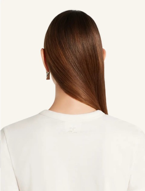 25FW 쿠레쥬 반팔 티셔츠 325JTS217JS0233 0001 HERITAGE WHITE - COURREGES