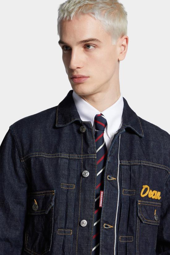 25FW 디스퀘어드2 데님 자켓 S74AM1599S30833 470 NAVY BLUE - DSQUARED2