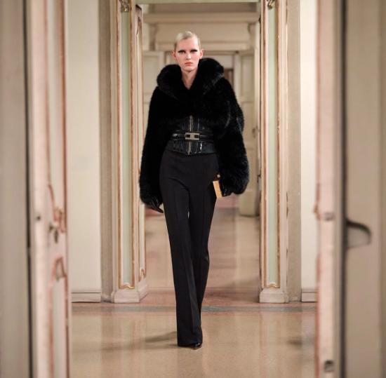 25FW 엘리자베타프랜치 스트레이트 팬츠 PA14157E2 110 NERO - ELISABETTA FRANCHI