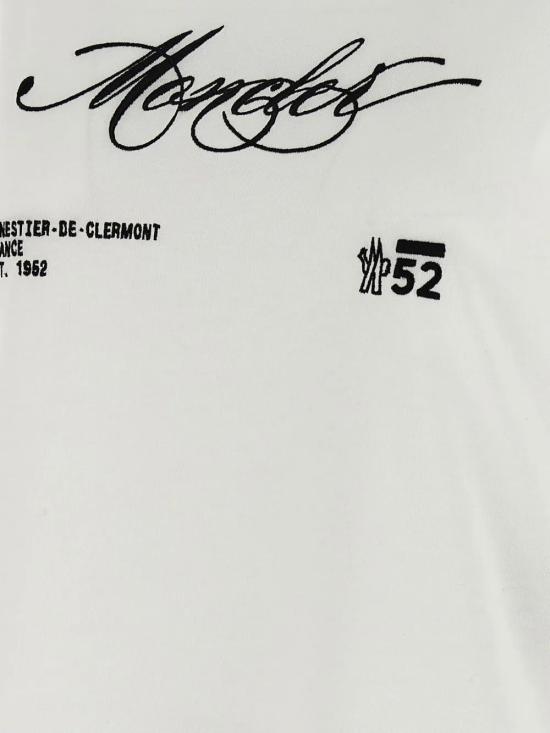 25FW 몽클레어 반팔 티셔츠 K20938C0000589AJS 00A WHITE - MONCLER