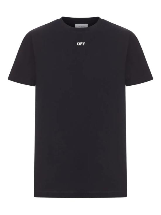 25FW 오프화이트 탑 OMAA027F25JER008 1001 BLACK WHITE - OFF WHITE