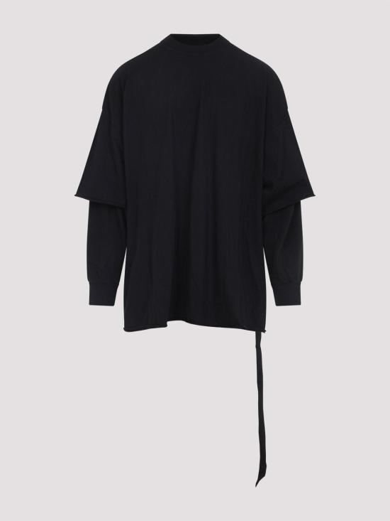 25FW 릭 오웬스 긴팔 티셔츠 DU02E7266RN 09 BLACK - RICK OWENS
