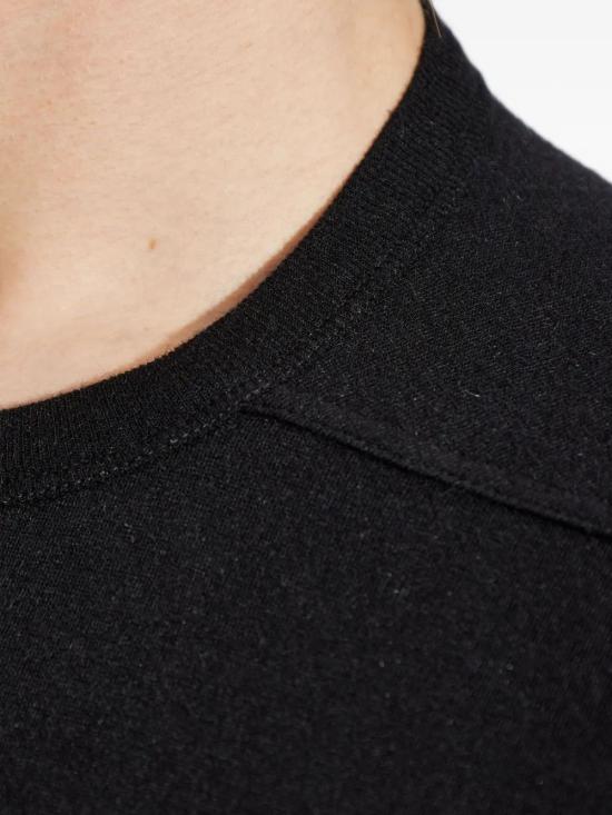 25FW 릭 오웬스 반팔 티셔츠 RU02E1232JR 09 BLACK - RICK OWENS