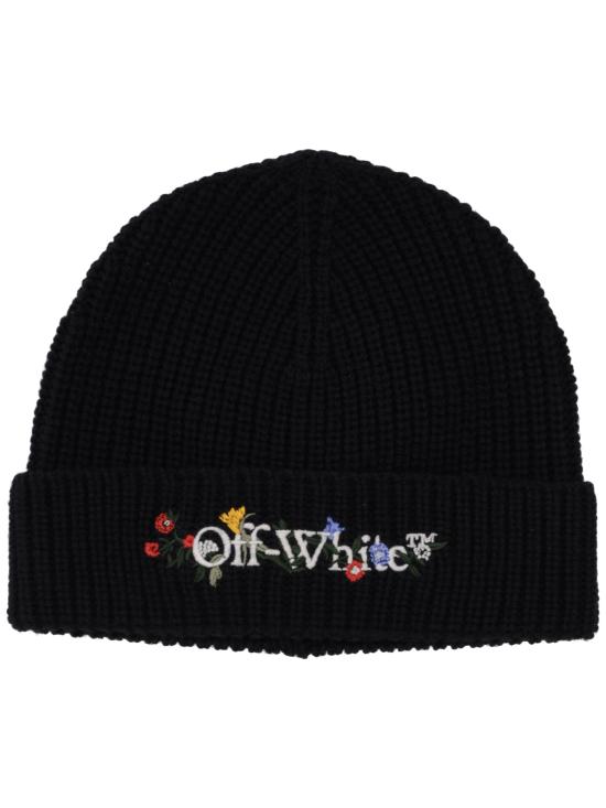 25FW 오프화이트 비니 OWLC017F25KNI001 1084 BLACK MULTICOLOR