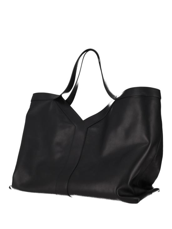 26FW 생로랑 그레인 레더 Y 맥시 토트 백 838281AAEIF 1000 NOIR - SAINT LAURENT