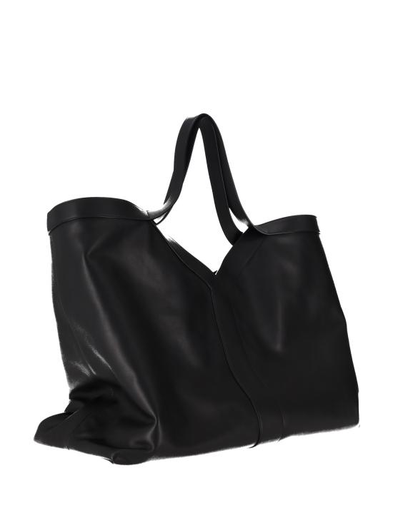 26FW 생로랑 그레인 레더 Y 맥시 토트 백 838281AAEIF 1000 NOIR - SAINT LAURENT