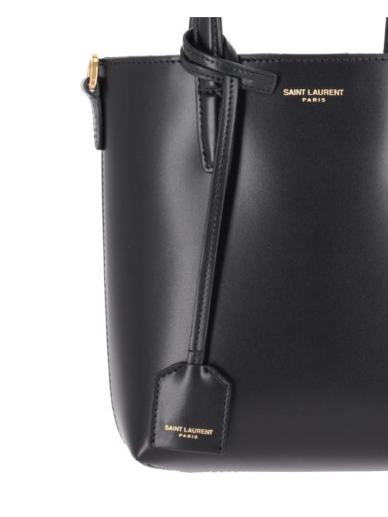 26SS 생로랑 박스 레더 미니 토이 토트백 773995AADDI 1000 NOIR - SAINT LAURENT