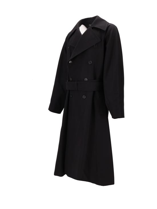 25FW 생로랑 코트 848512Y5J40 1000 NOIR - SAINT LAURENT