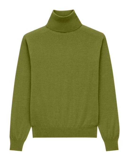 26FW 생로랑 캐시미어 울 앤 실크 터틀넥 스웨터 840802YAPK2 3391