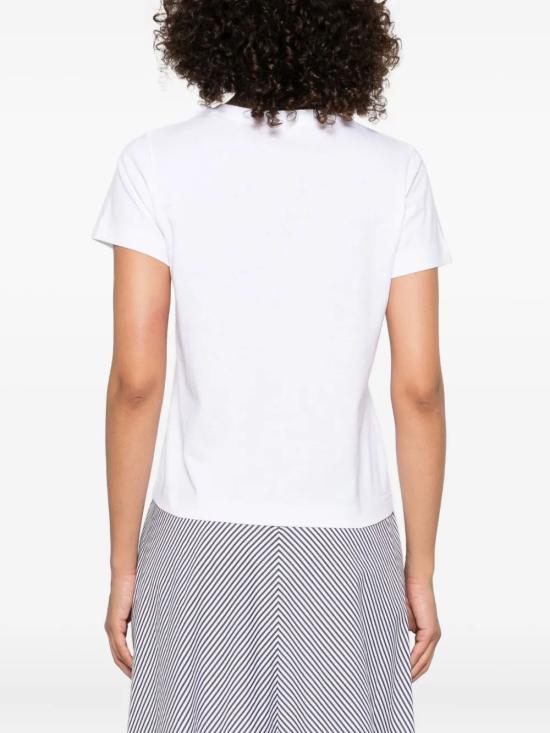 25FW 몽클레어 반팔 티셔츠 K20938C0000989AJS 00A WHITE - MONCLER