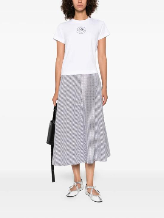 25FW 몽클레어 반팔 티셔츠 K20938C0000989AJS 00A WHITE - MONCLER