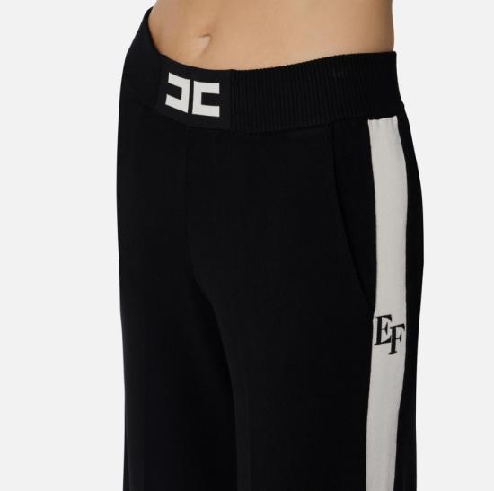 25FW 엘리자베타프랜치 스트레이트 팬츠 KP69S56E2 EF3 NERO MILK - ELISABETTA FRANCHI