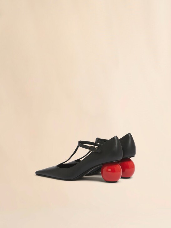 25FW 마르니 뮬/슬리퍼 PUMS013507P7122 00N99 BLACK - MARNI