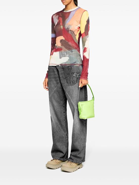 25FW JW앤더슨 트위스트 워크웨어 진 DT0102PG1745 929 GREY - JW ANDERSON