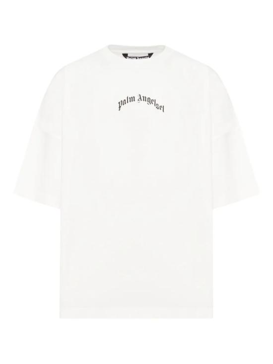 25FW 팜앤젤스 반팔 티셔츠 PMAA10BF25JER001 0310 OFF WHITE BLACK