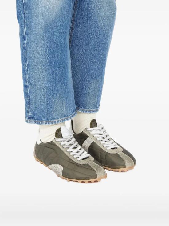 25FW 마르지엘라 스프린터 스니커즈 S57WS0514P7415 HB069 DARK GREEN WHITE GREY - MAISON MARGIELA