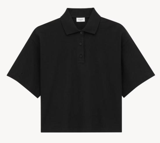 25FW 생로랑 반팔 티셔츠 841963Y37HC 1000 NOIR