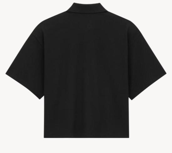 25FW 생로랑 반팔 티셔츠 841963Y37HC 1000 NOIR - SAINT LAURENT