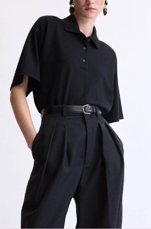 25FW 생로랑 반팔 티셔츠 841963Y37HC 1000 NOIR - SAINT LAURENT