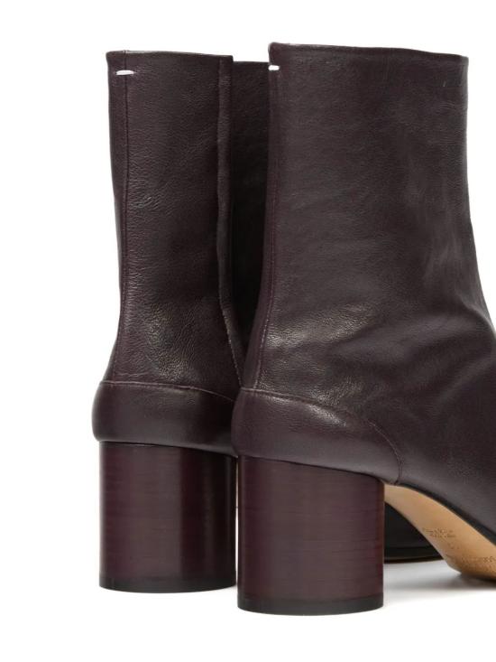 26FW 마르지엘라 타비 빈티지 레더 부츠 S58WU0246P3753 T5148 PLUM - MAISON MARGIELA